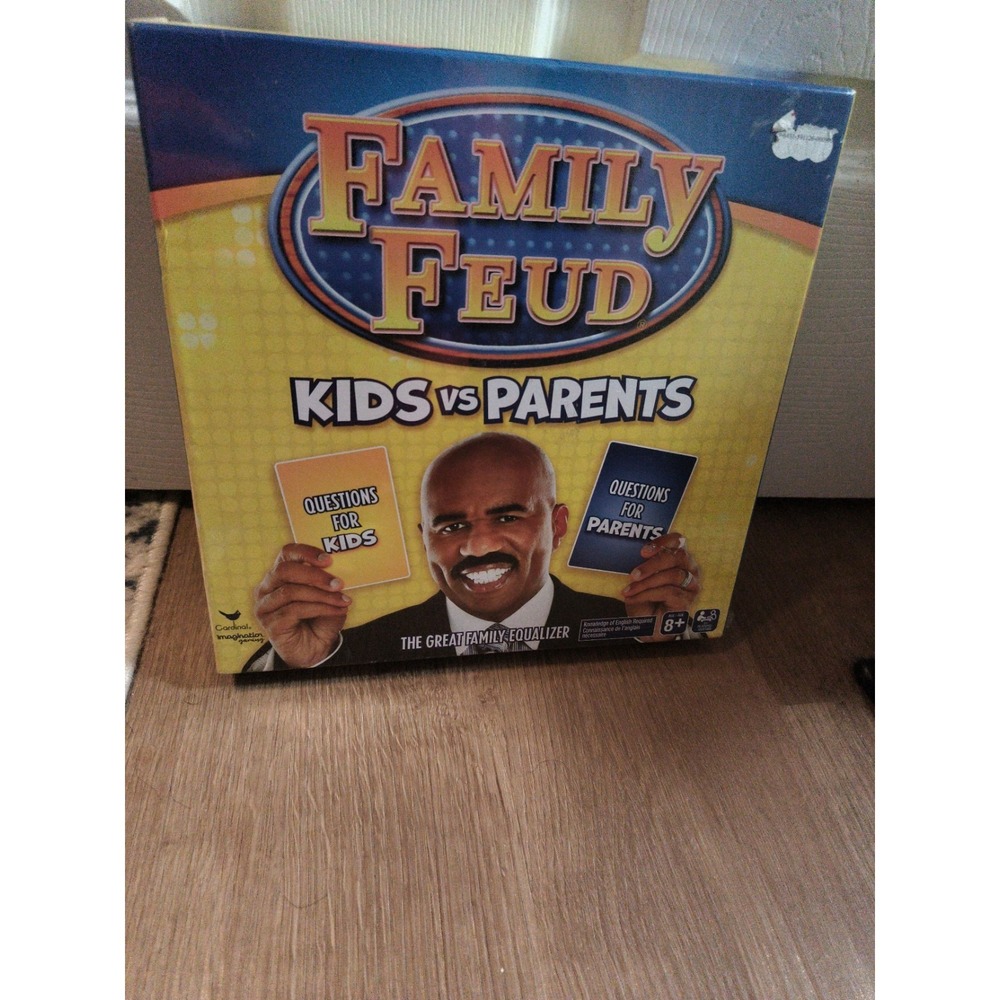 Family Feud Board Game Kids vs Parents New